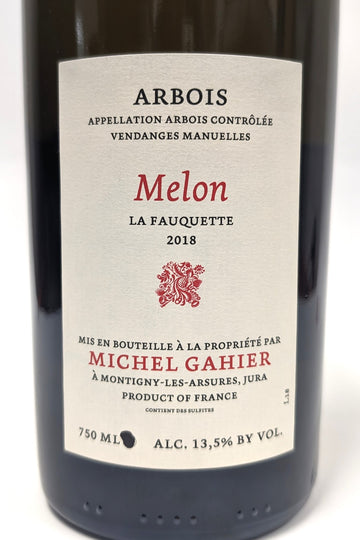 Gahier 2018 Arbois Blanc Melon La Fauquette